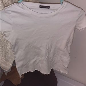 cropped brandy melville top